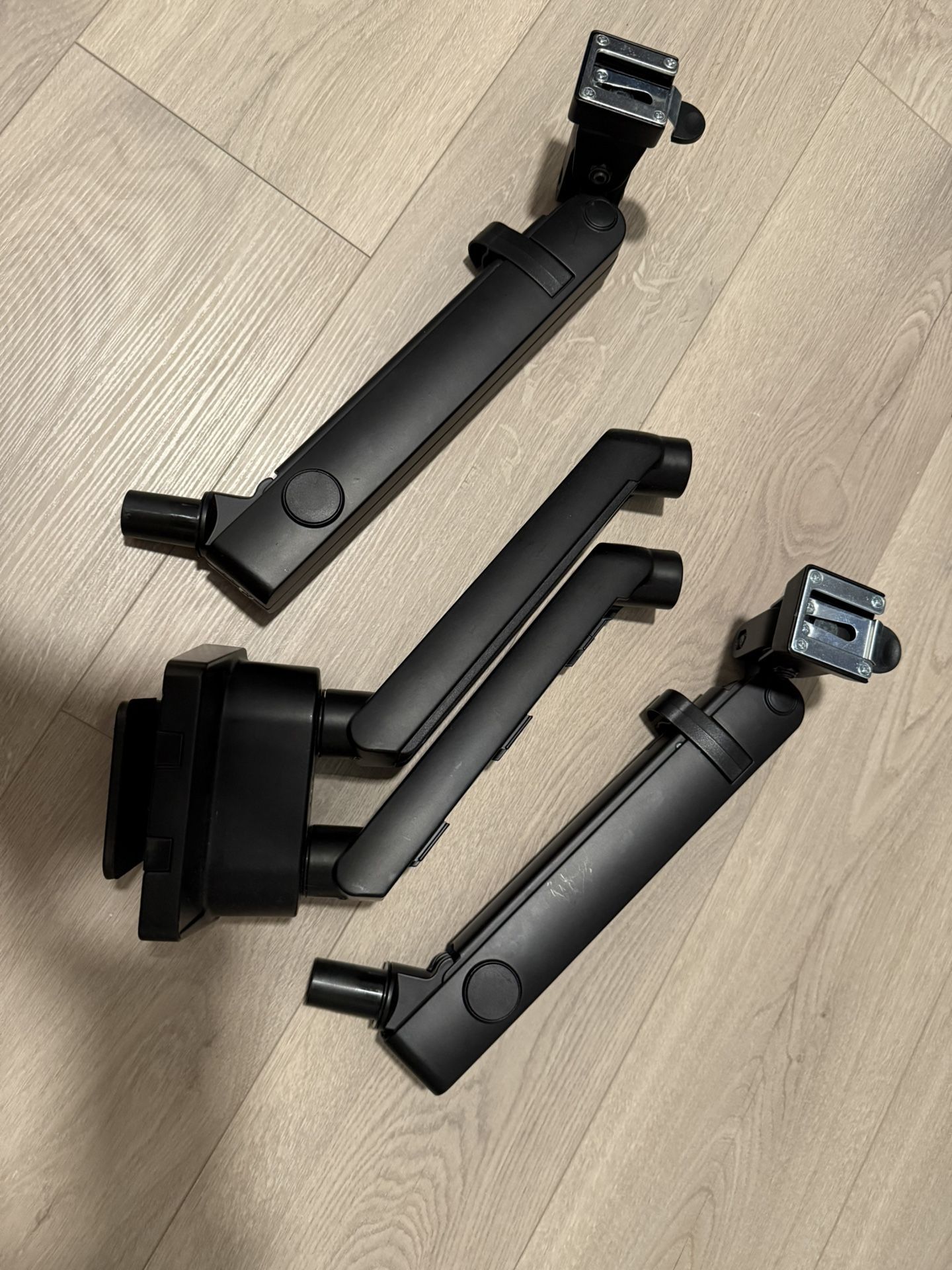 Adjustable Dual Monitor Arms – Heavy Duty (Electromart Korea)
