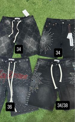 Valley shorts and purple shorts hellstar shorts