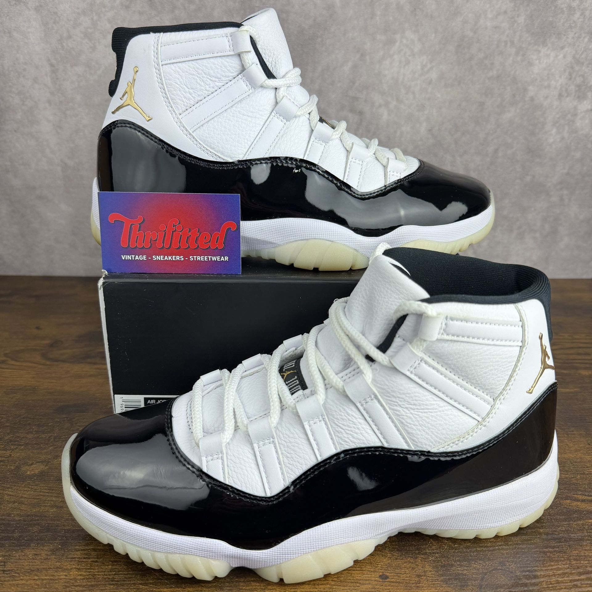 Air Jordan 11 Retro High DMP Gratitude 2023 Size 8.5 CT8012-170 Men’s Patent Shoes OG Rare