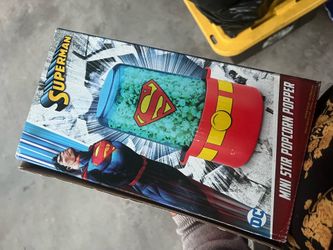 Superman popcorn machine