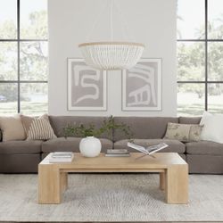 Callan Light Tone Rectangular Coffee Table from City Furniture