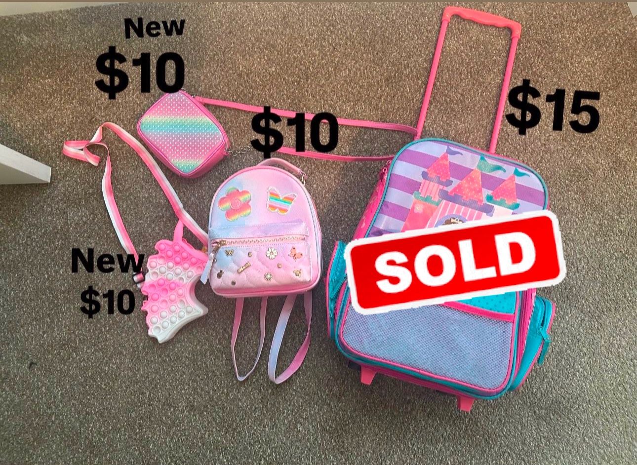  Girl Purses bags & luggage bundle