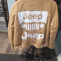 Thick Warm Lambs Wool Inside Border JEEP coat Size 8