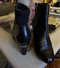 Michael Kors Black Leather Ankle Boots