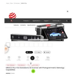 MIRACO Plus: First Standalone 3D Scanner with Photogrammetric Metrology Capabilities