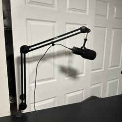 Samson Q9U Microphone with Samson Boom Arm and Filter