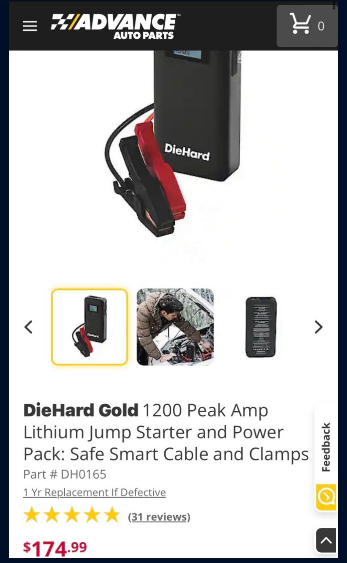 Die Hard 1200 Jump Starter