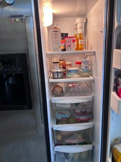 GE Stainless Steel Side-by-Side Refrigerator