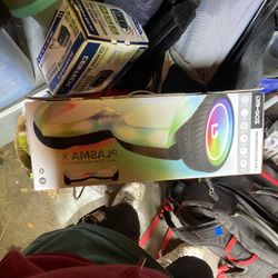 Bluetooth Hoverboard Lights Speakers With Go Kart Attachment 