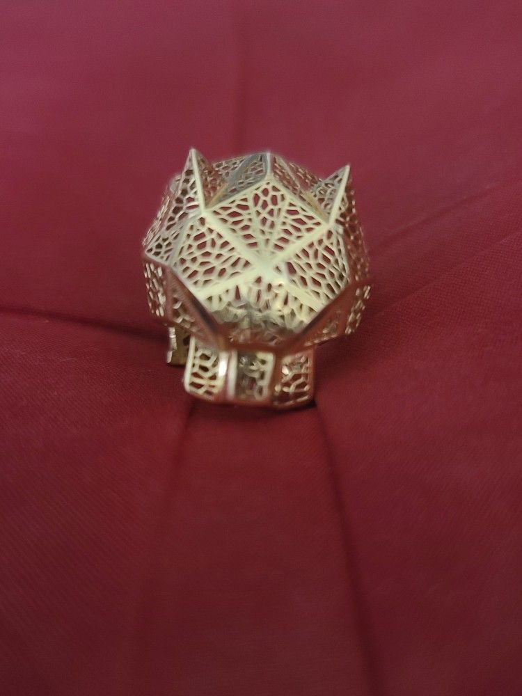 18k Real Gold Panther Ring