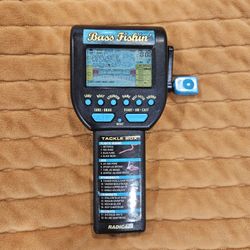 Vintage Radica Bass Fishin' Handheld Fishing Game Model 3732
