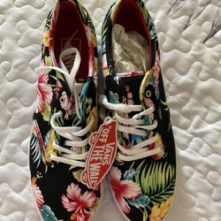 VANS FLORAL SNEAKERS