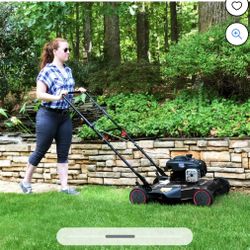 Hyper Tough 20-inch 125cc Gas Push Mower with Briggs & Stratton Engine 