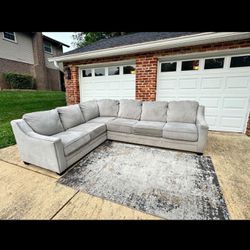 Grey Sectional Couch - Delivery!