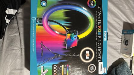Bower 12" White/RGB Ring Light Kit