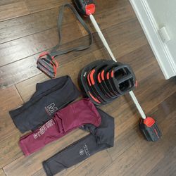 Les Mills Weight Set And Small Leggings Bundle 