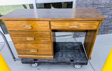 A. Brandt Ranch Oak Desk