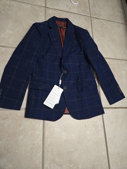 Boys Plaid Suit