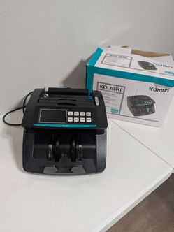 KOLIBRI Automatic Bill Counter with UV Counterfeit Detection – Top Loading