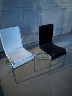 Free Set of 2 Chrome Frame Dining Chairs