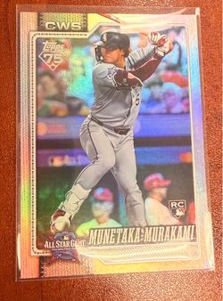 Munetaka Murakami Topps 75th RC Holo Baseball Card