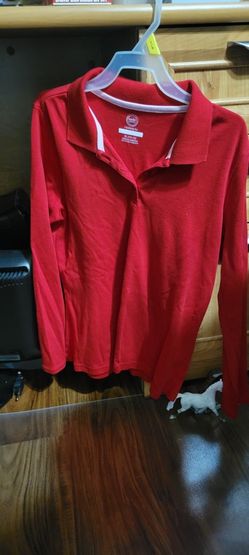 Girls Long Sleeve Uniform Polo  Size 14/16