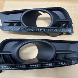 10-14 Chevy Cruze Smoked Lens FogLights Bezels W/ LED, Wiring, & Switch. Luces De Neblina 