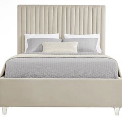 Upholstered Queen bed frame