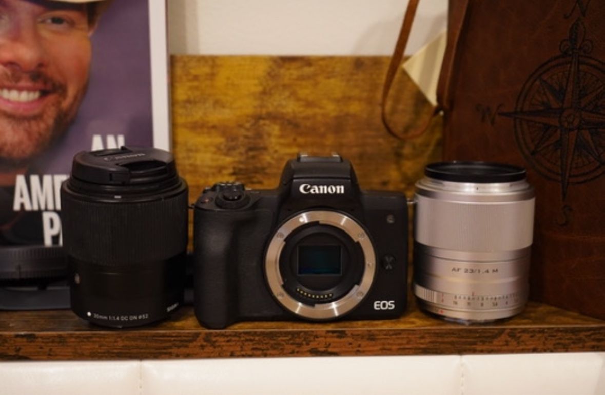 Canon m50, Brand New Viltrox AF 23mm/1.4 Lens