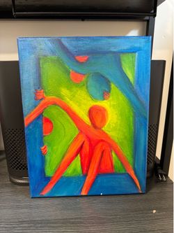 Original Abstract Painting (Hand-Painted)
