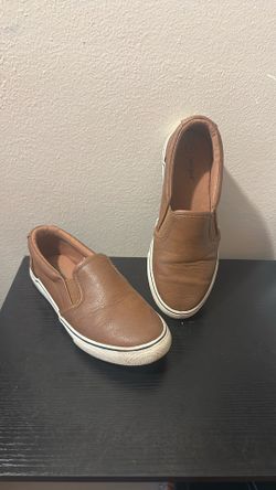Cat & Jack Brown Slip-On Sneakers – Kids Size 3 – Great Condition