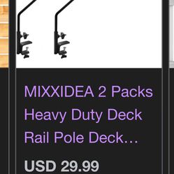Deck Pole Heavy Duty 