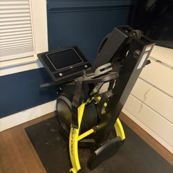 iFit rowing machine and mat 