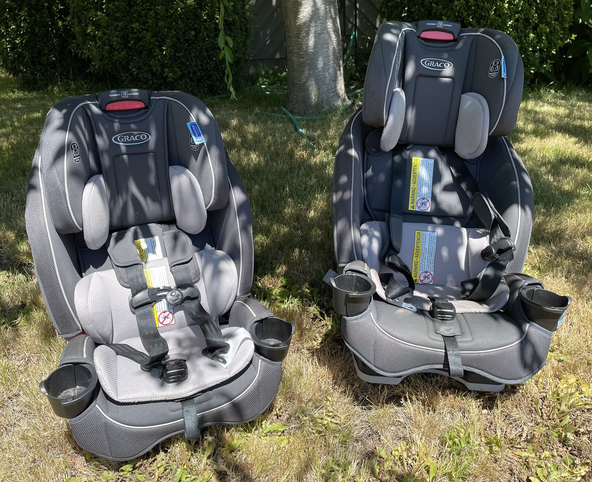 2 GRACO SlimFit 3 In 1 Convertible Car Seat