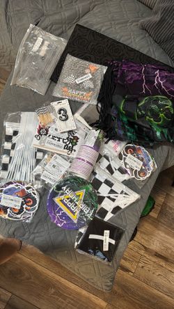 Monster jam party supplies