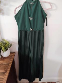 Green Jumpsuit 