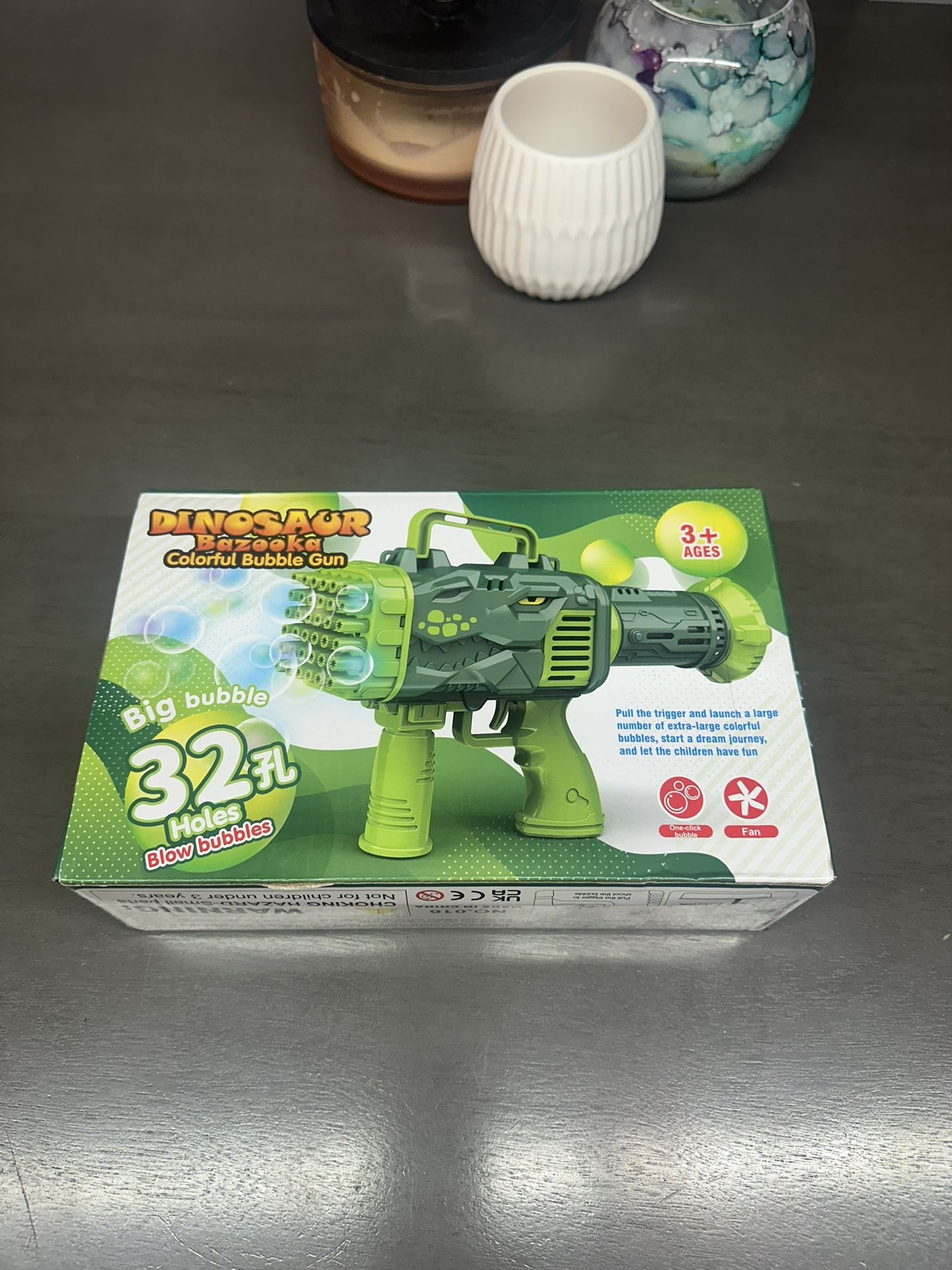 New Kids Dino Bubble Gun