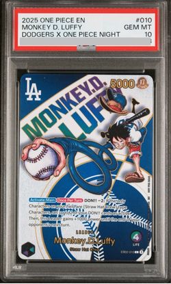 *BUYING* One Piece Dodgers Luffy PSA 10