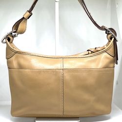 COACH💥VINTAGE~RARE💥Caramel/Tan Hobo Leather Bag F13354