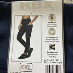 RBX Active Leggings Size Xxl NWT 