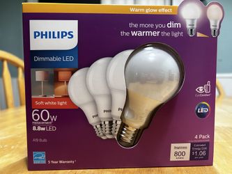 Phillips LED Dimmable Light Bulbs