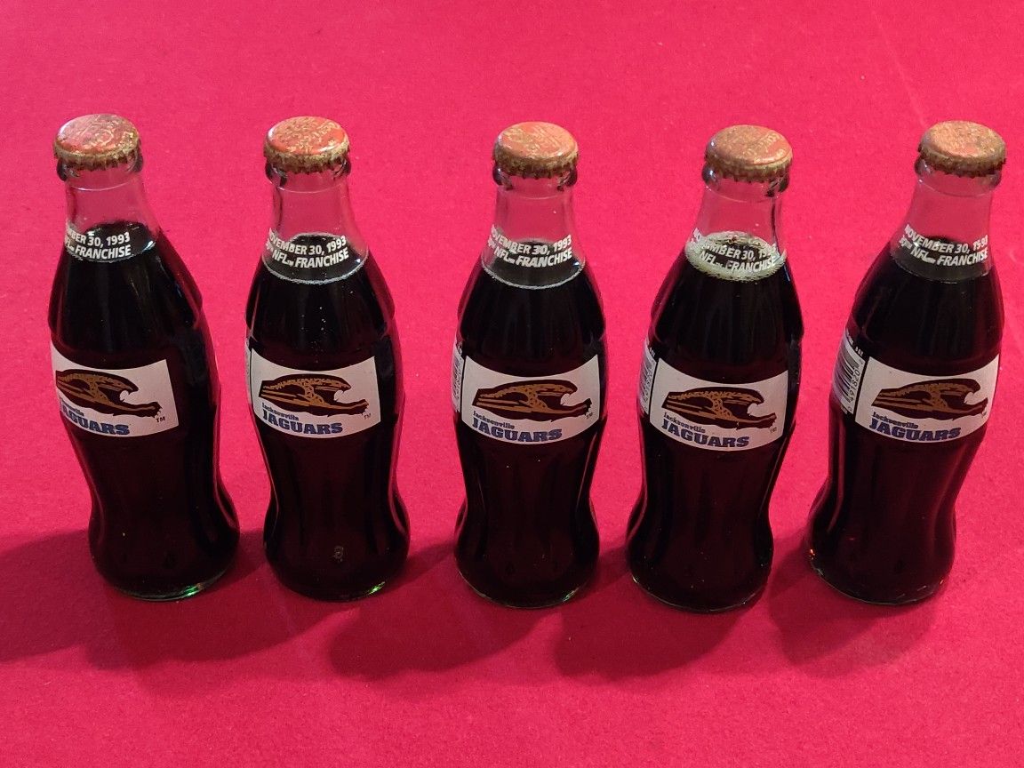 Vintage Jacksonville Jaguars Coca Cola's