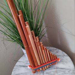 $15 Peruvian 32 Pipes Panflute Bamboo From Peru. 18"