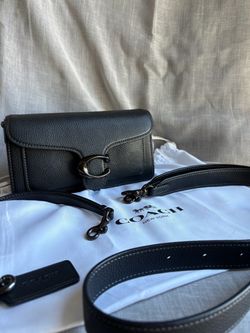 🖤 Coach Tabby Shoulder Bag – Black Pebbled Leather