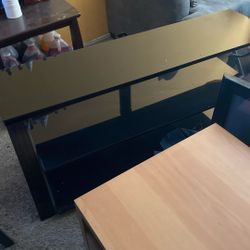 glass tv stand