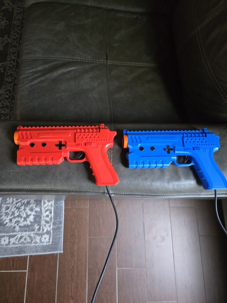 2 New Sinden Lightguns W Recoil