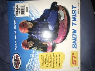 Inflatable snow tube