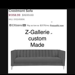 Z-gallerie couches for sale -2piece