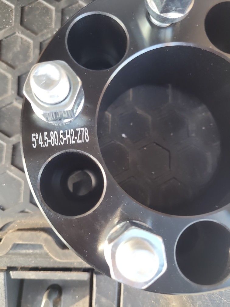 Spacers 5x 4.5 X 80.5 H2"