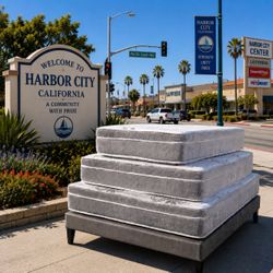 Pillow top mattresses. Tax included. Free local delivery.  Twin  Mattress only-$110 Mattress & box spring-$145  Full Mattress only-$140 Mattress $ box